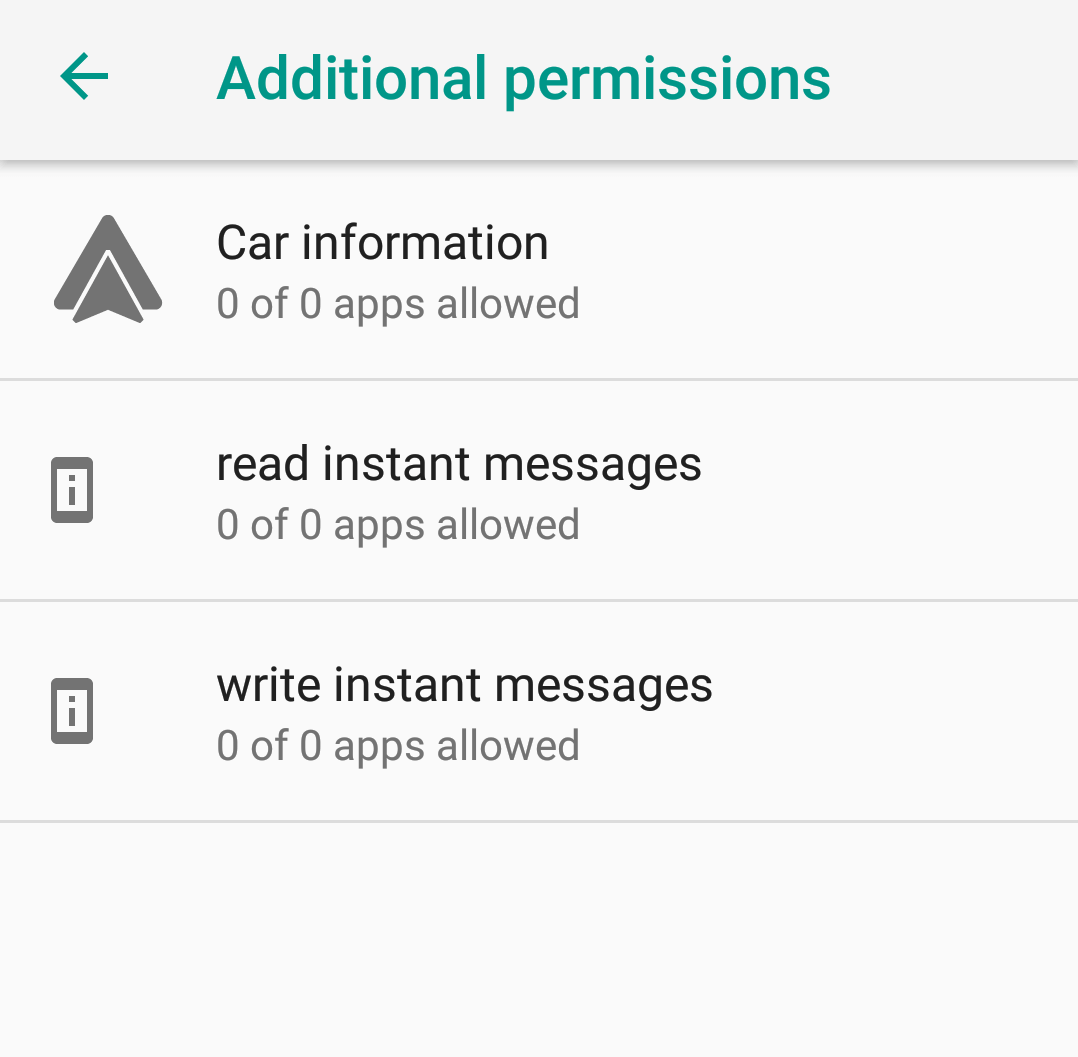 how to allow app permissions on android