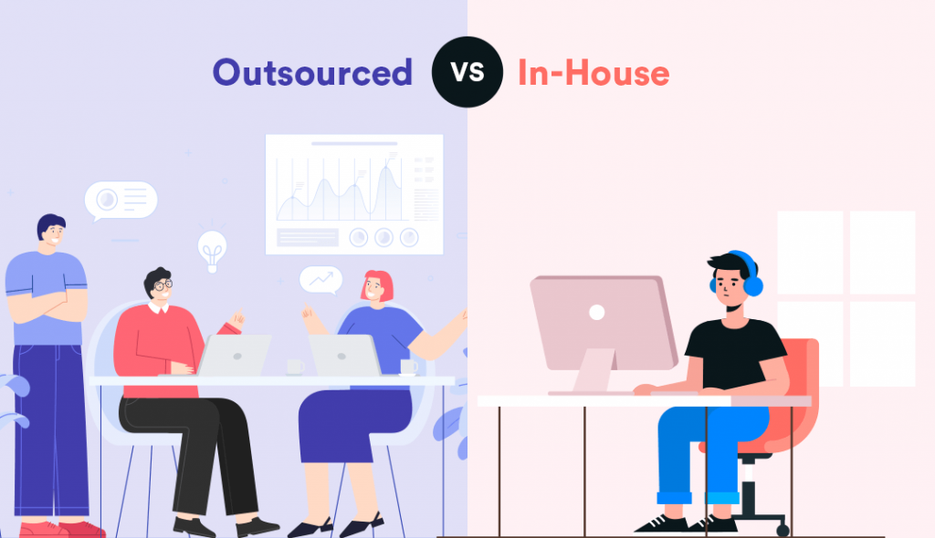 in-house vs outsourcing