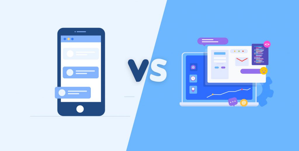 web vs mobile app development